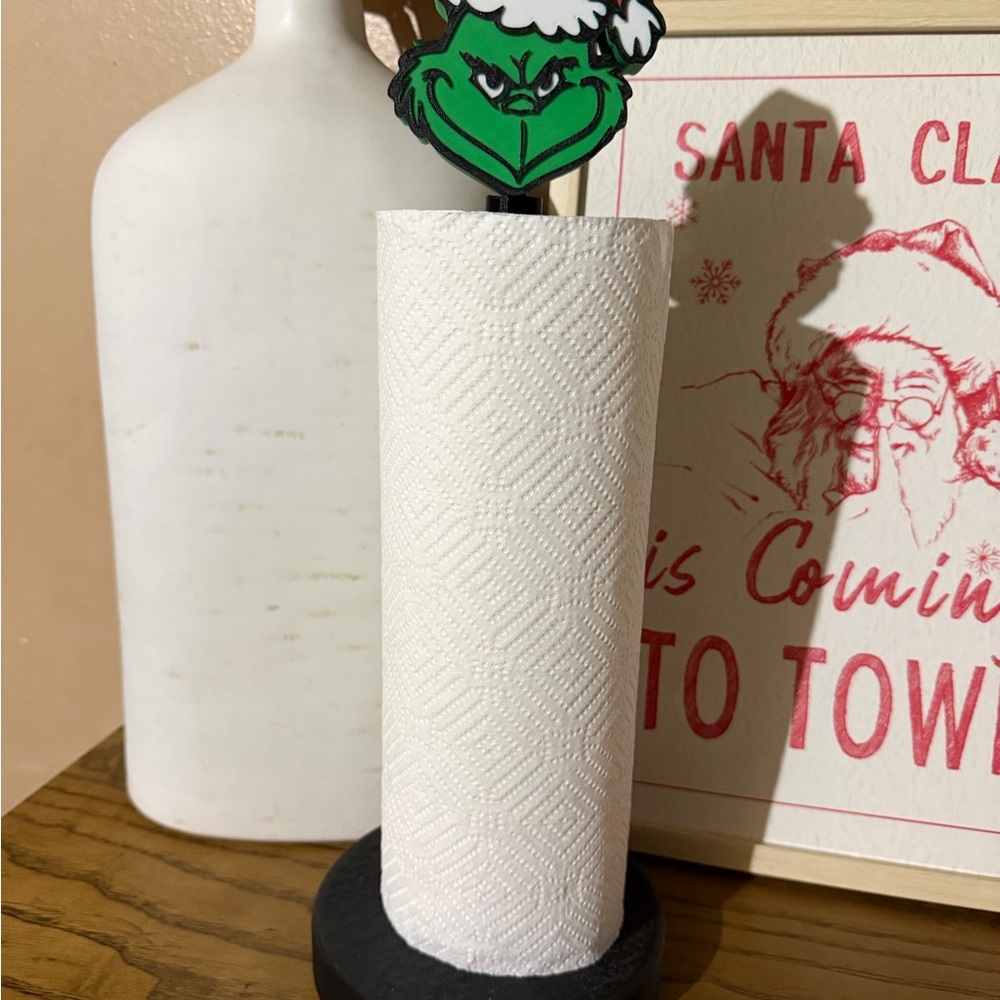 Grinch Paper Towel Holder